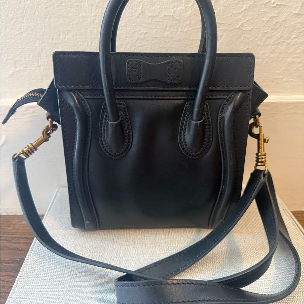 (AUTHENTIC) Celine Black Mini Bag - Picture 2 of 4